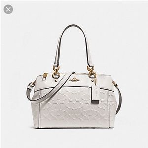 Coach mini Brooke signature leather